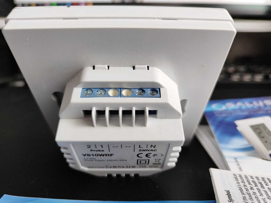 Терморегулятор Salus VS10WRF (4 в 1), беспроводной, 220 В, 5 - 35 °C