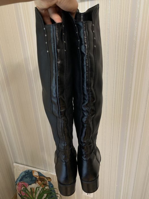 Чоботи шкіряні зимові р.38.5-39