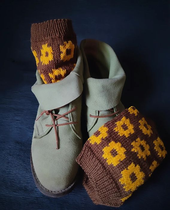 В'язані шкарпетки. Ручна робота