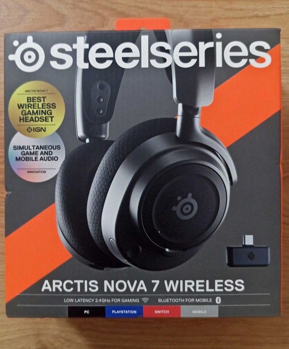 Fones SteelSeries Arctis Nova 7 Wireless