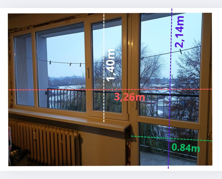 Sprzedam Okno Balkonowe