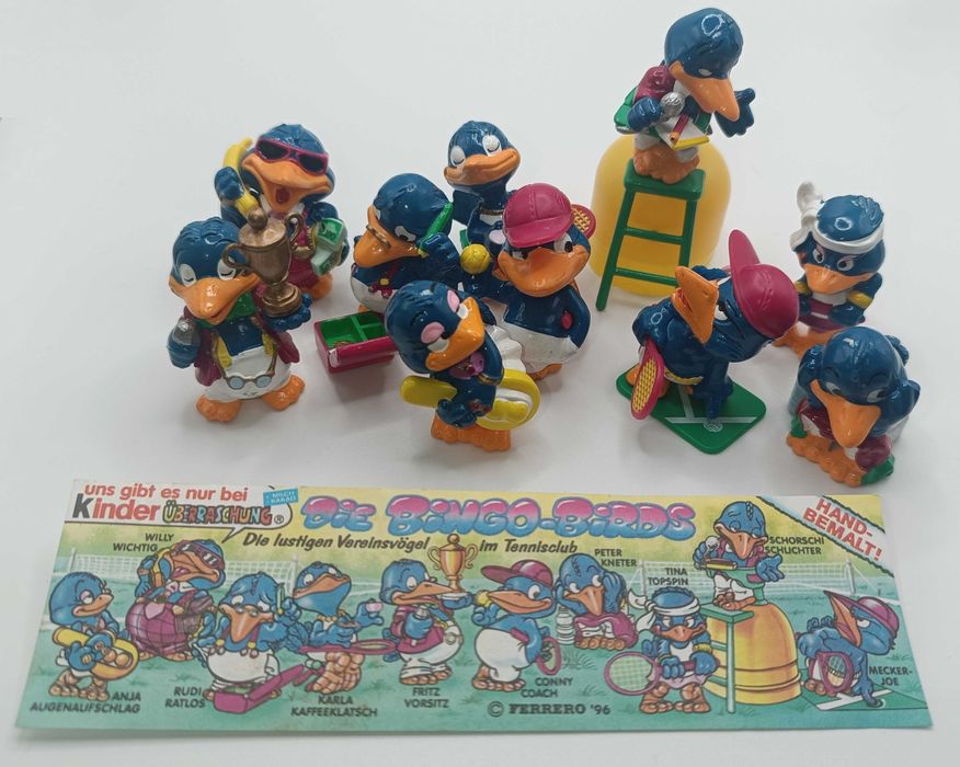 Kruki figurki kinder niespodzianka