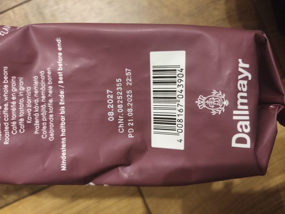 Mix kaw-Kawa Bella Crema niemiecka  dallmayer intensso 8 paczkek