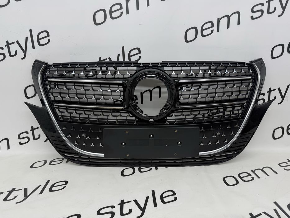 Решетка радиатора diamond Mercedes W447 V-Class Metris Vito Рестайлинг 2024-2026