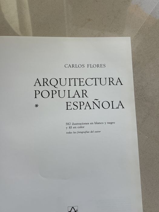 Arquitetura popular espanhola - 1 edicao