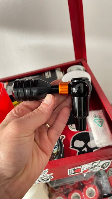 Máquina de tatuar + fonte + pedal