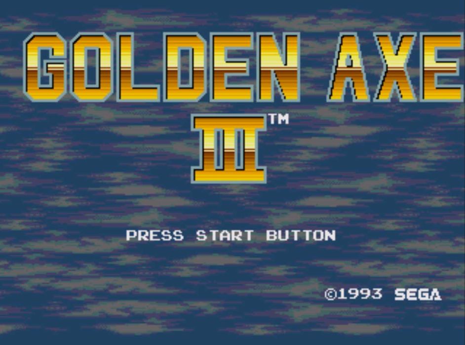 Golden Axe 3 - Mega Drive