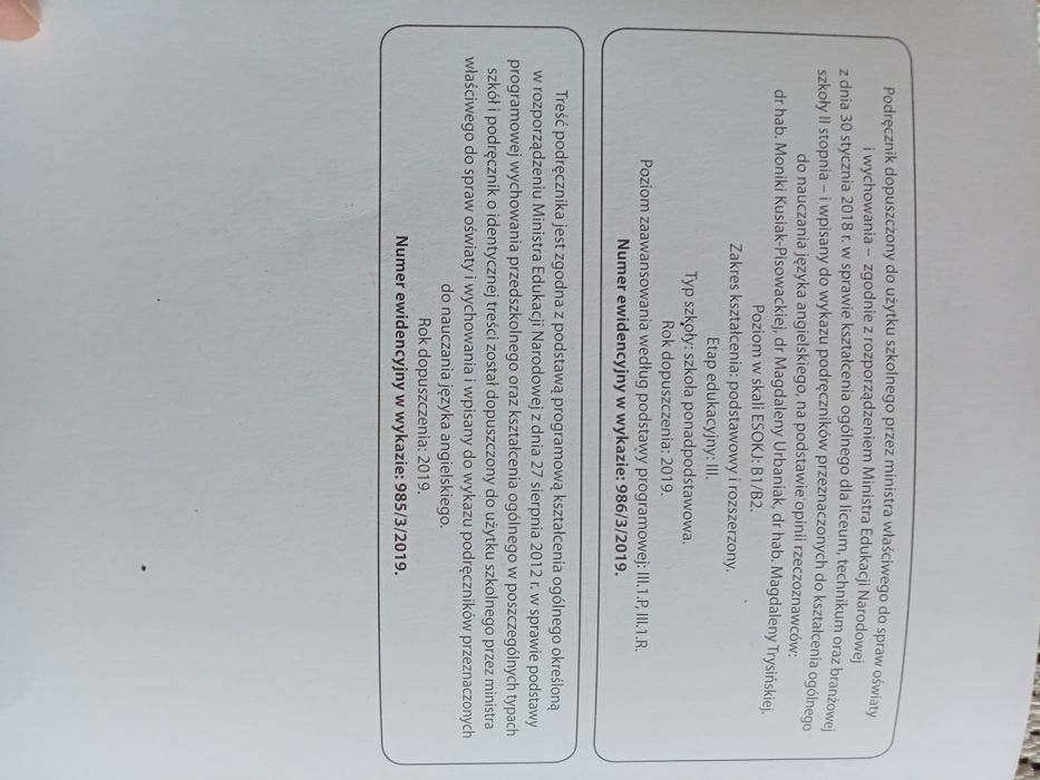 Vision 3 książka i ćwiczenia  do języka angielskiego B1/B2