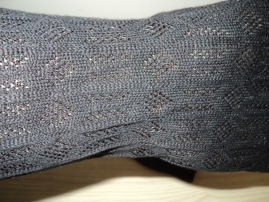 Nowe męskie czarne skarpety