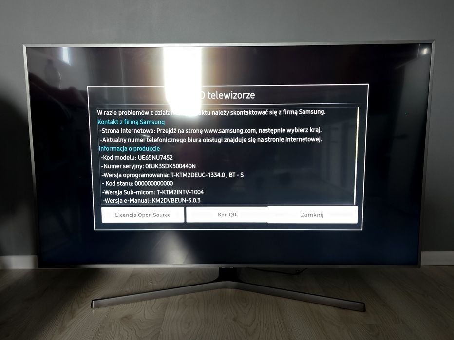Samsung 65 cali ue65nu7452