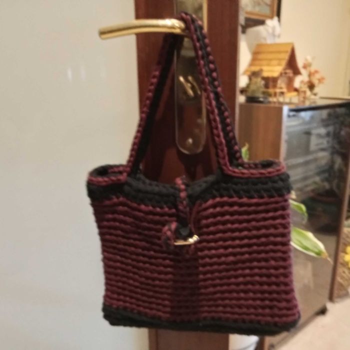 Carteira de trapilho Produzido á Mão.