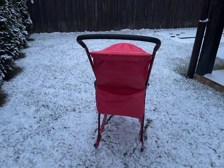 Санчата з ручкою мами коляска сани санки складные саночки борд візочок
