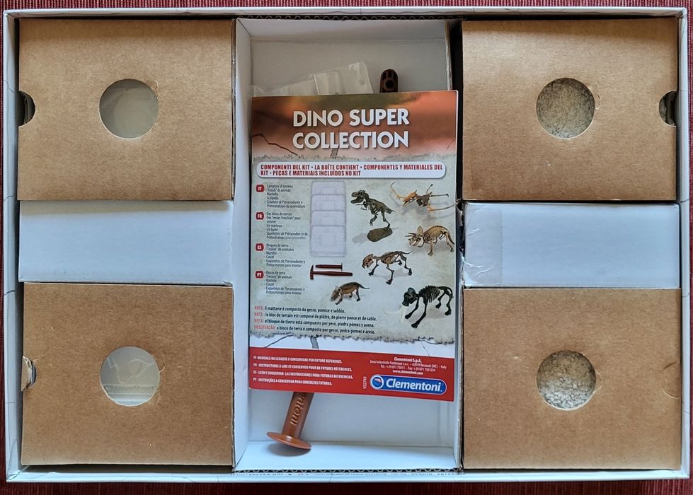 Set de escavação Dino Super Colection NOVO