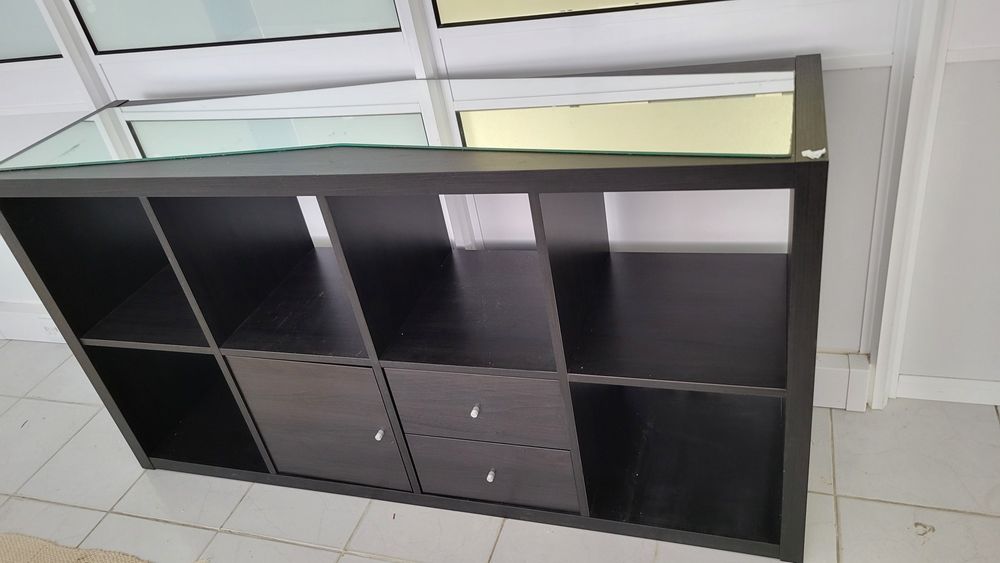 Móvel preto ikea novo