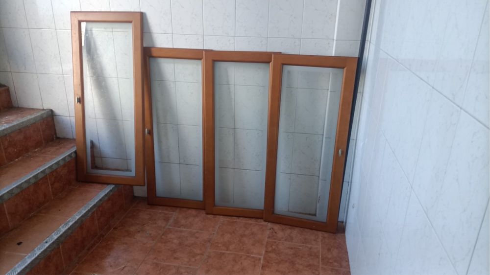 Portas de armario com vidro