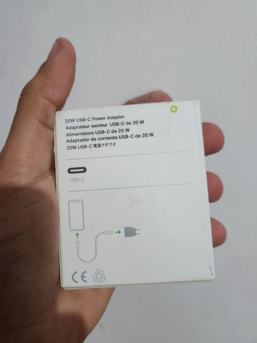 Caixinha e cabo carregador para iphone