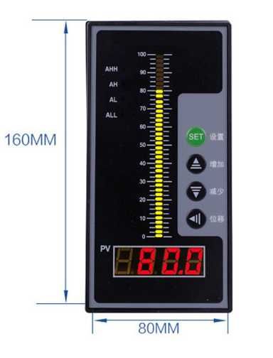 Nowy bargraf 4-20 mA 265 VAC czerwony