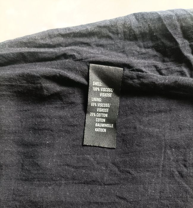 Mała Czarna/M&S Mode/100%Wiskoza/Roz 44/Boho/Koraliki