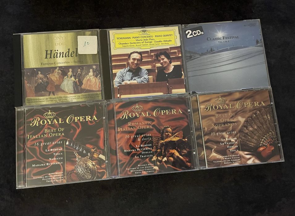 Lote de CD’s de música clássica