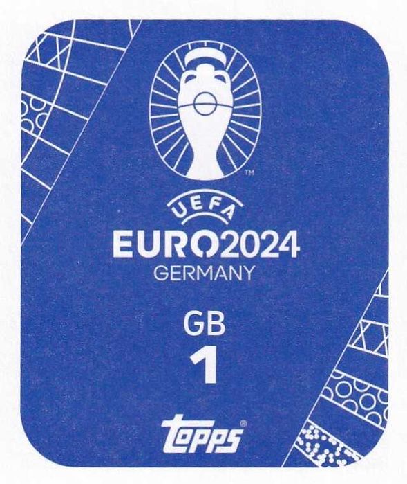 Topps Euro 2024 Sticker GB 1 Group B 1/2