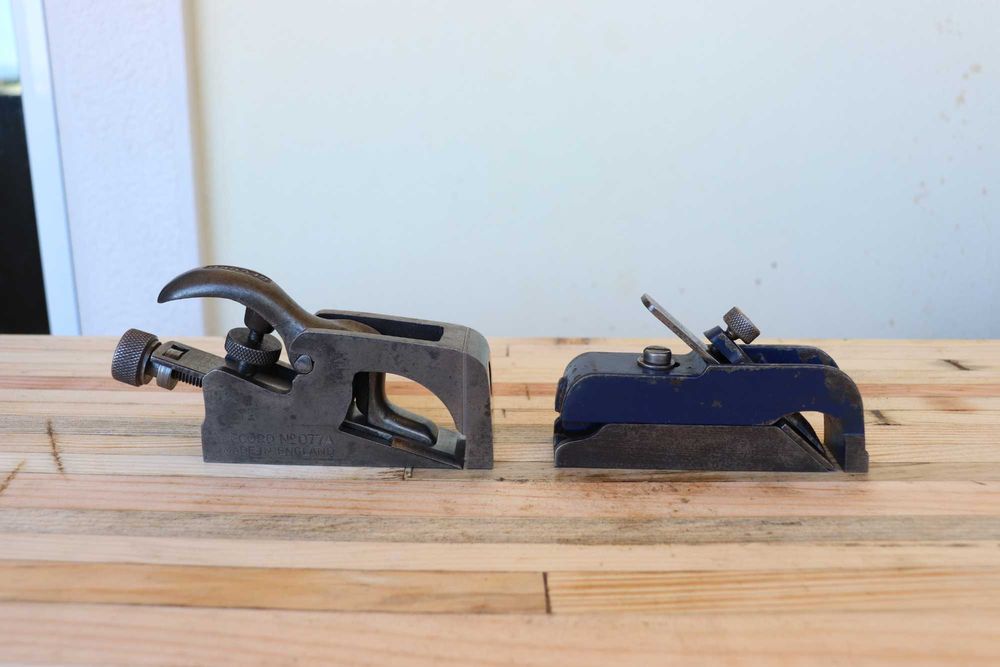 Par de Plainas Bullnose - Record Nº77A e Nº75