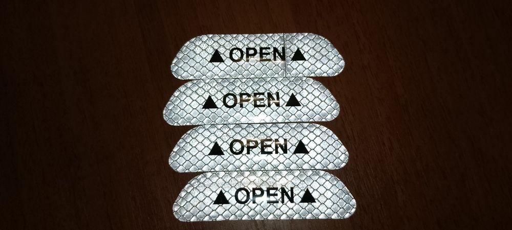 Наклейки светоотражающие