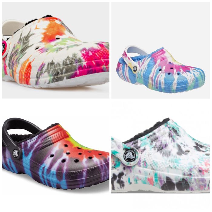 Crocs casual sport Крокси утеплені з хутром кольорові