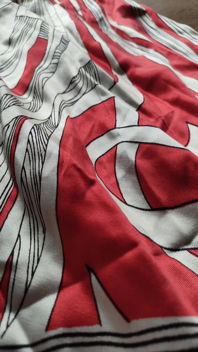 Nowa suknia maxi fancy abstract S 36