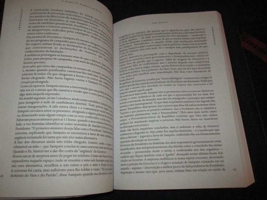 Livro Confidencial A década de Sampaio em Belém