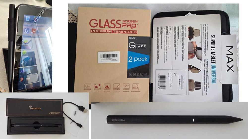 Surface Go 2 128G - 8G RAM  com teclado, caneta e acessórios