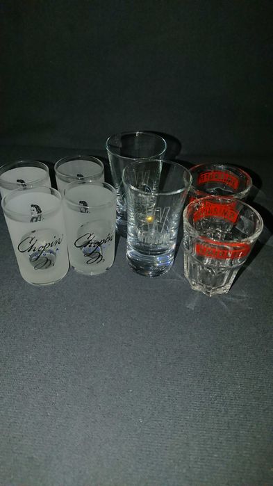 Kieliszki Smirnoff Wyborowa Chopin