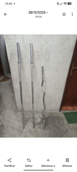 Barras de musculação