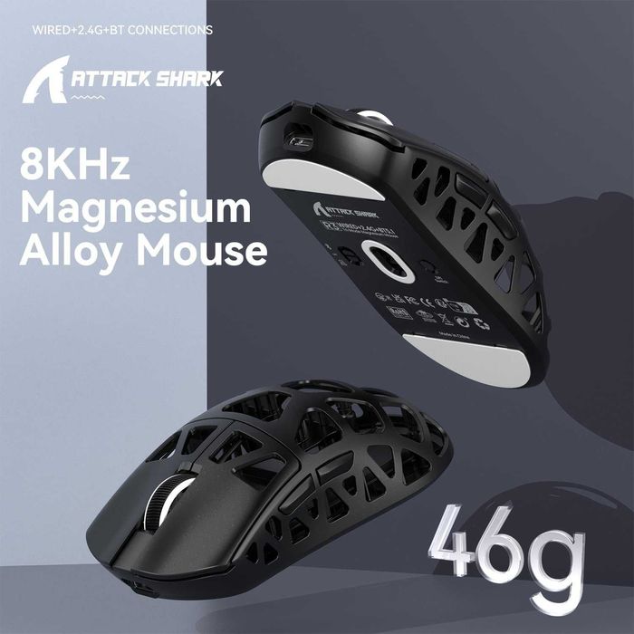 Mouse Gamer Attack Shark R3 - Baixa de Preço