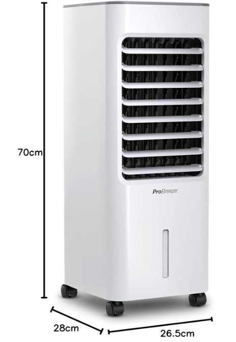 Przenośny wentylator/klimatyzator Pro Breeze sterowany pilotem