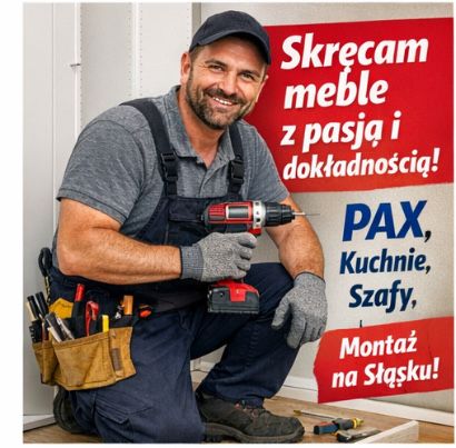 Montaż mebli składanie transport wniesienie ikea pax agata brw z pacze