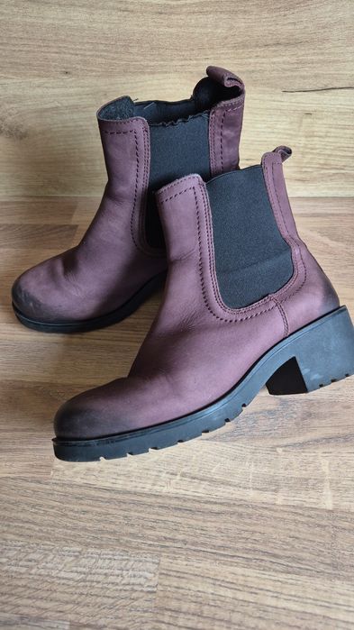 Sztyblety botki bordowe Lasocki 36