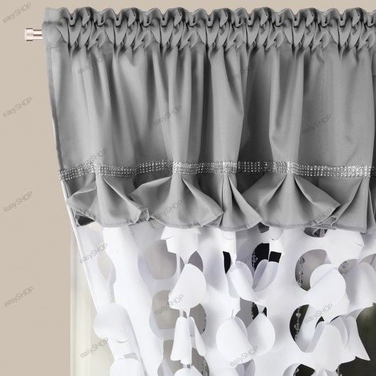 ‼️ WYPRZEDAŻ ‼️ Komplet do okna z kryształami i cyrkoniami