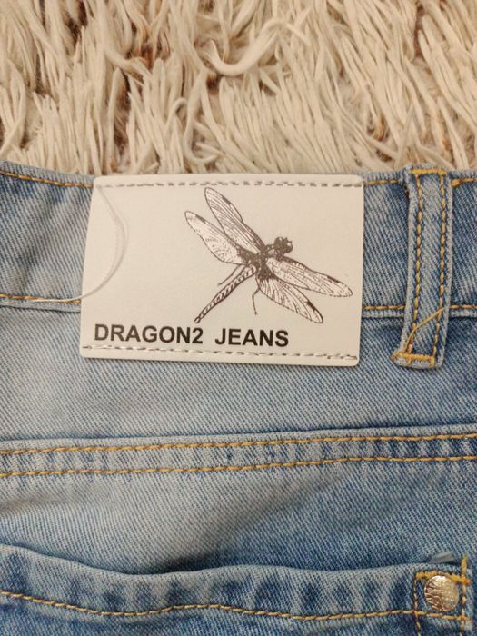 Оригінальні джинсові бриджі з ремінем