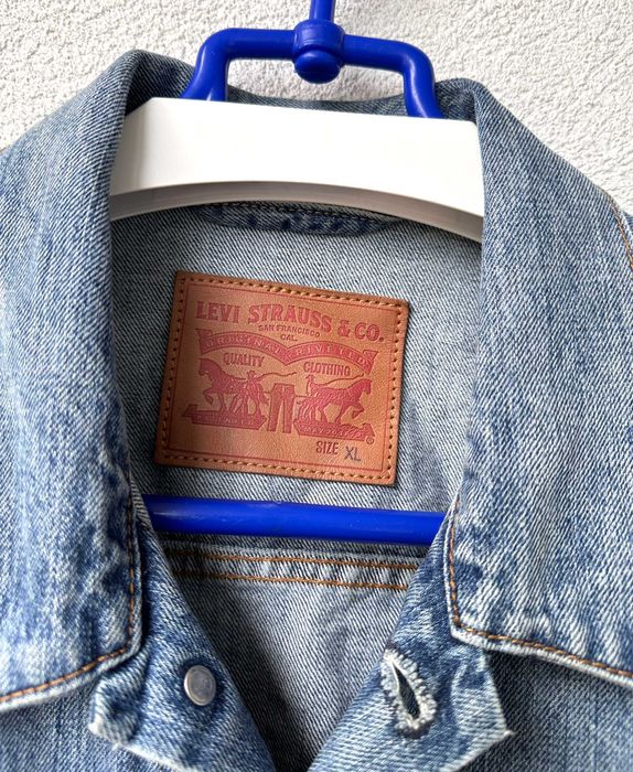 Kurtka jeansowa LEVIS STRAUSS katana męska denim r. XL