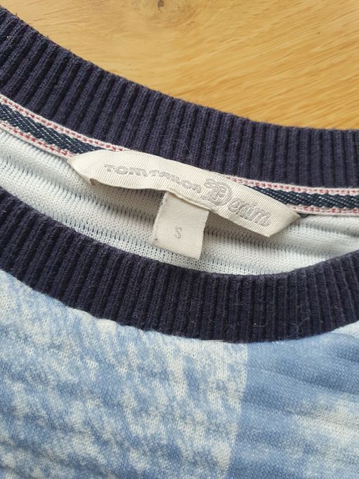 Bluza bluzka Tom Tailor niebieska S
