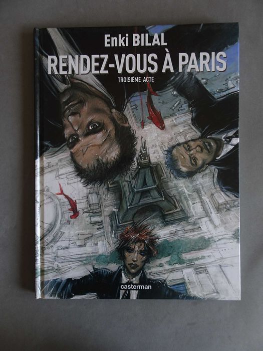 Livro Enki Bilal - Rendez-Vous à Paris (capa dura) + raro "postal"