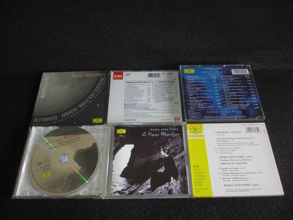 Colecção de CD's de Maria João Pires