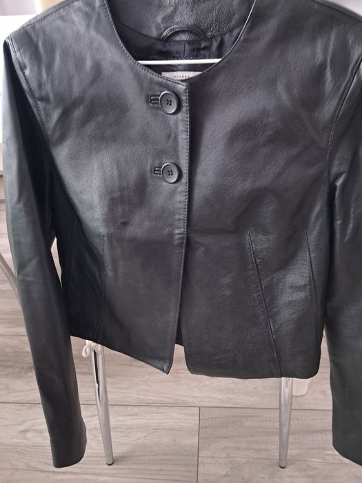 Kurtka Damska krotka Rsmoneska Next rozm M/L Czarna Nowa  Skóra