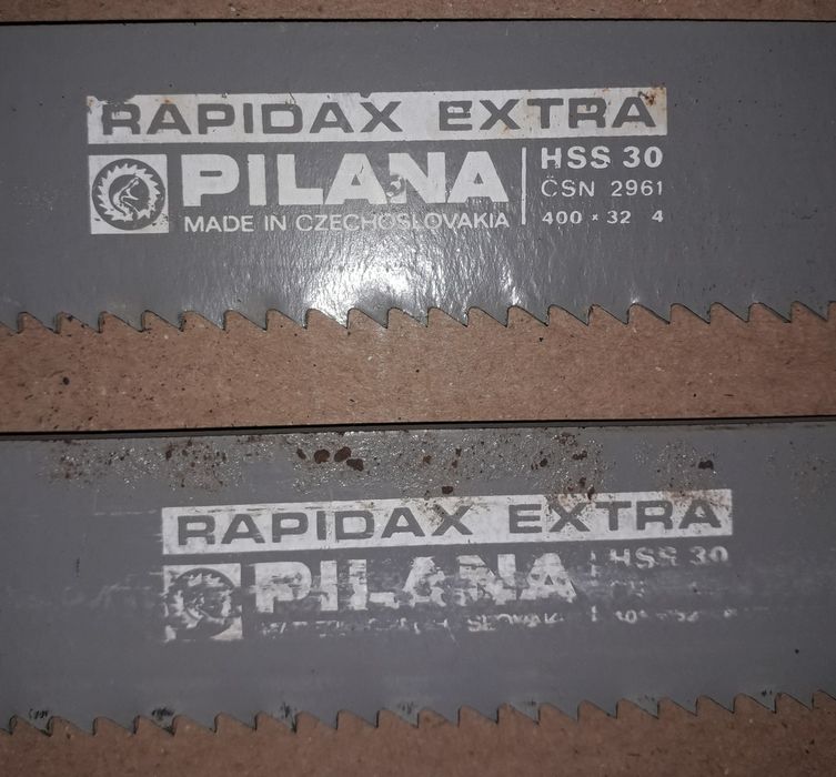 PRL 2x Pilana Rapidax Extra HSS 30 CSN2961 rozm 400x32x4 Czechoslovaka