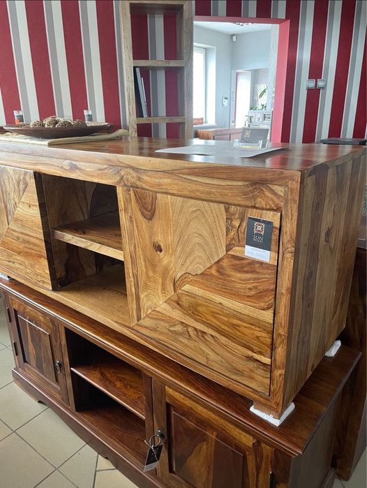 Komoda drewniana rtv 140cm