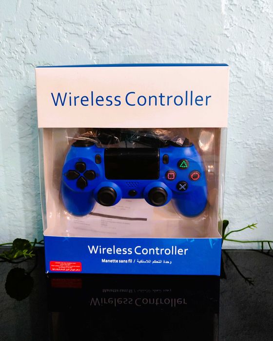 Джойстик бездротовий геймпад ігровий синій приставка 4v2 беспроводной