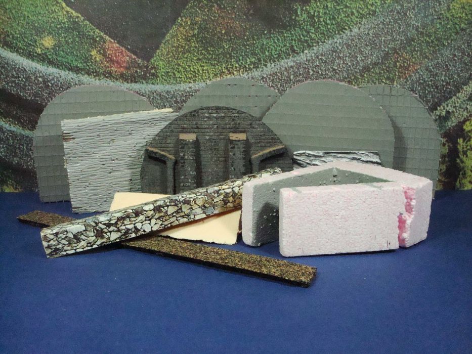 Material Diverso / Desmantelamento de Maquete H0 / Artigo Usado