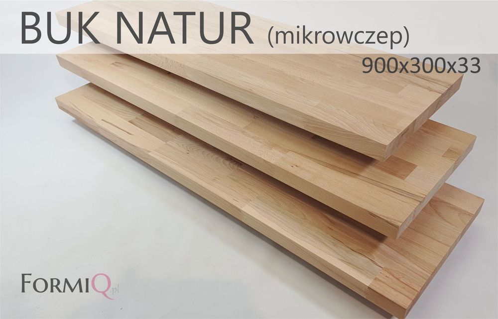 Stopnie buk natur mikrowczep 900x300x33