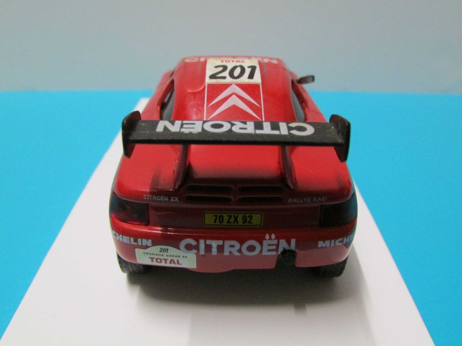 Citroen ZX Rallye Raid #201: Vencedor Rali Dakar 1996 - escala 1/43