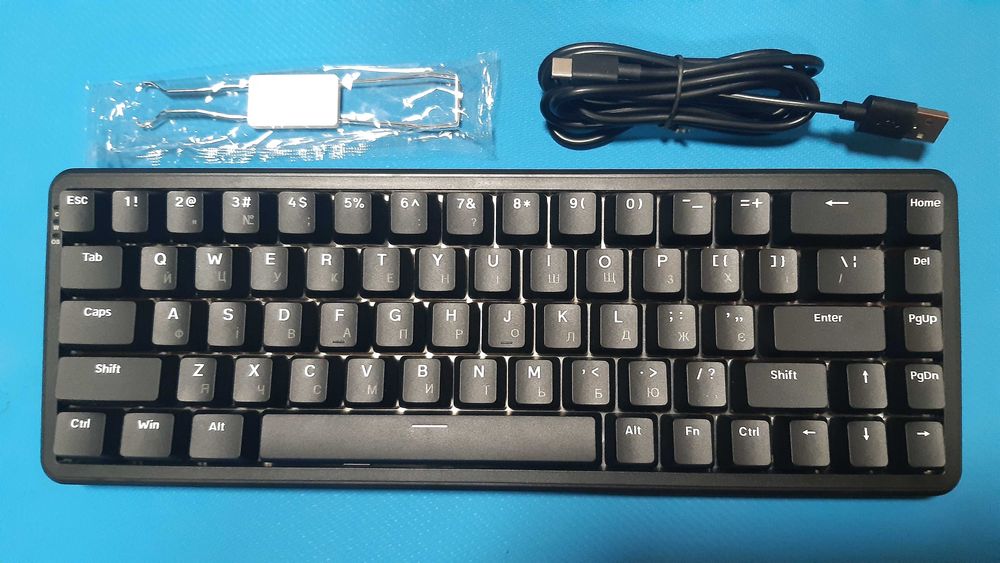 Ajazz AK680 MAX Magnetic Switch RGB USB Black (AK680-WM-B-A)